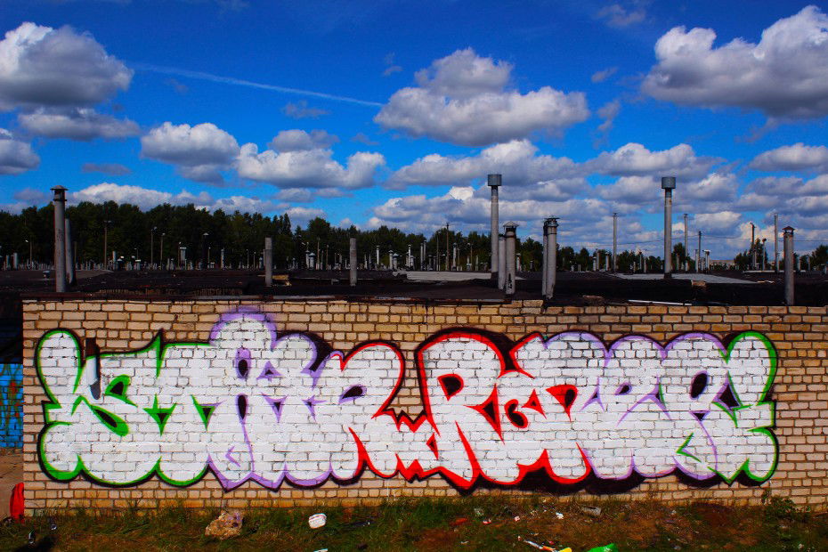 Graffiti Bombing - Photo by rwnXstain - stain, rwn (2013)