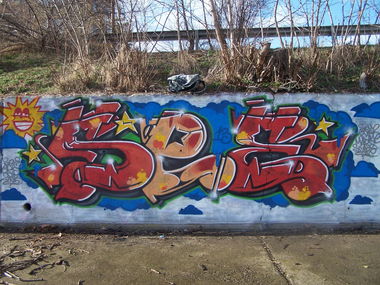 Graffiti Wall in Sofia - Photo by s3on3 - see, seeone, gkd (2013)