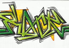 Graffiti Sketch - Photo by sKerOne - Rock (2014)