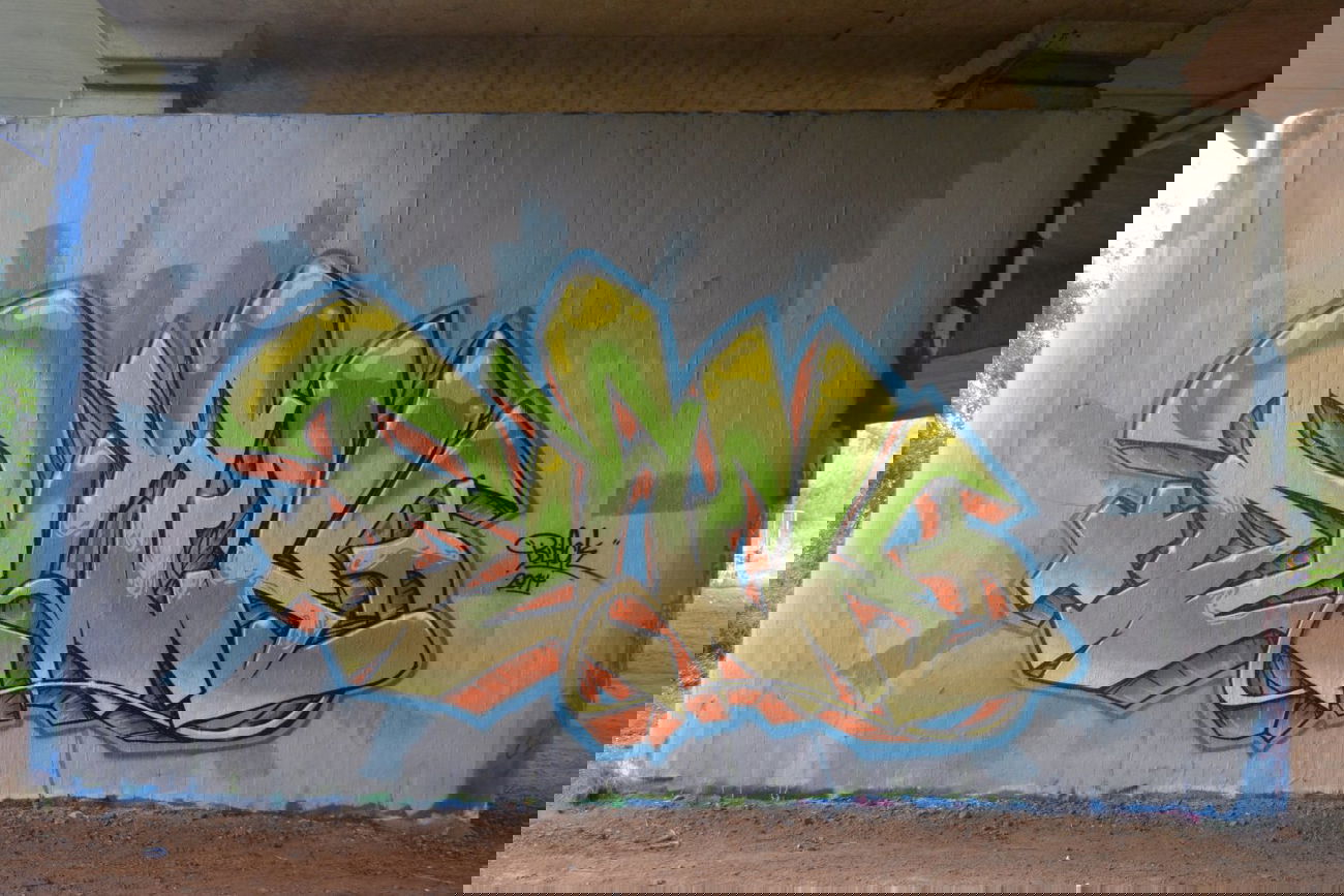 Graffiti Wall - Photo by sKerOne - black, kassel (2014)