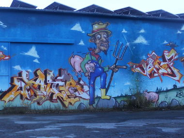 Graffiti Wall - Photo by sadik - Coesfeld, Maloer