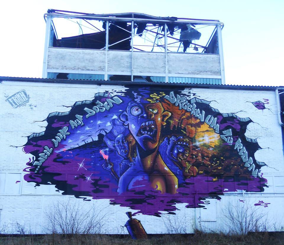 Graffiti Wall - Photo by sadik - Coesfeld