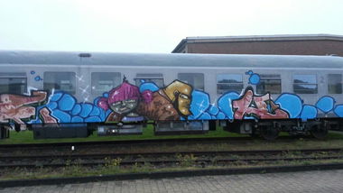 Graffiti Train - Photo by sadik