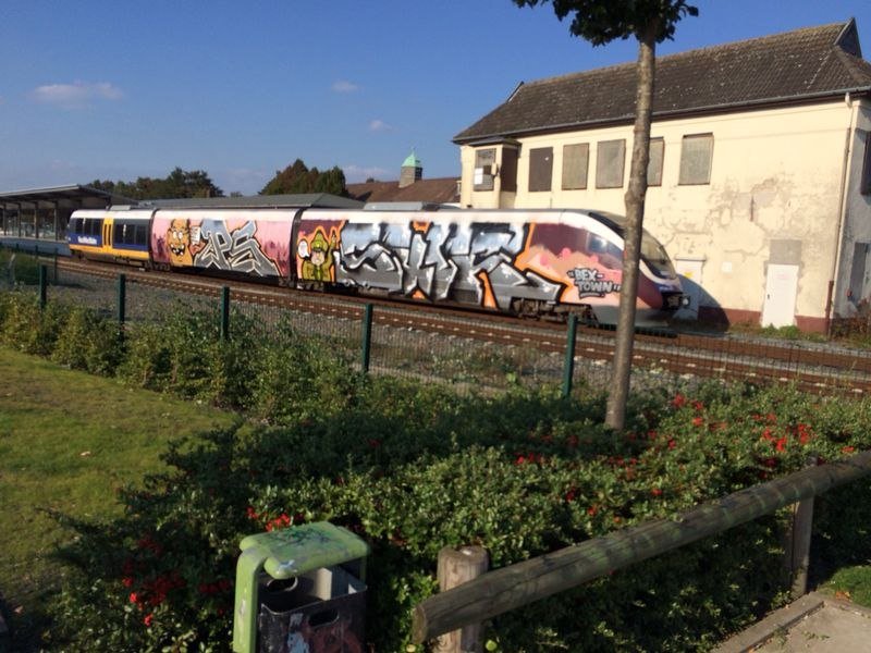 Graffiti Train - Photo by sadik
