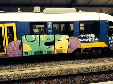 Graffiti Train - Photo by sadik