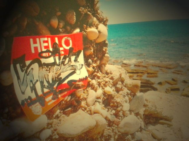 Graffiti Artwork in Cide Beach - Photo by saik86 - sticker
