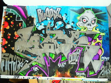 Graffiti Sketch - Photo by saik86 - sketch