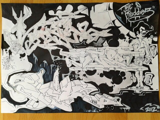 Graffiti Sketch - Photo by saik86 - shew, depot, seik