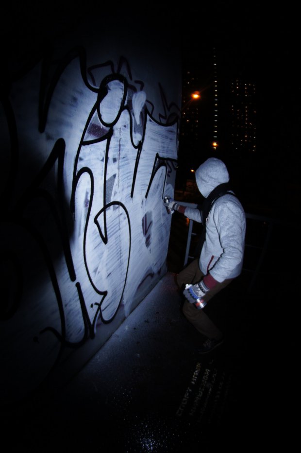 Graffiti Artwork - Photo by saiksone - graffiti, bombing, hustlegang (2013)