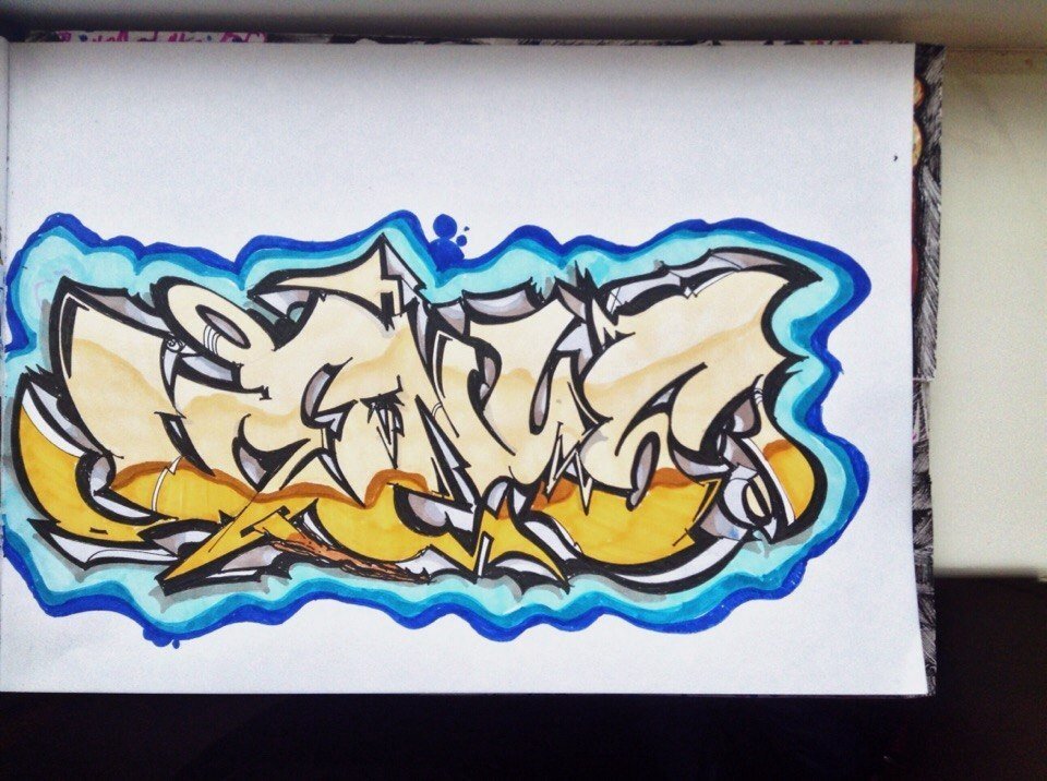 Graffiti Sketch - Photo by saiksone - venus, saick, sketch (2015)