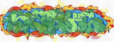 Graffiti Sketch - Photo by salker (2015)
