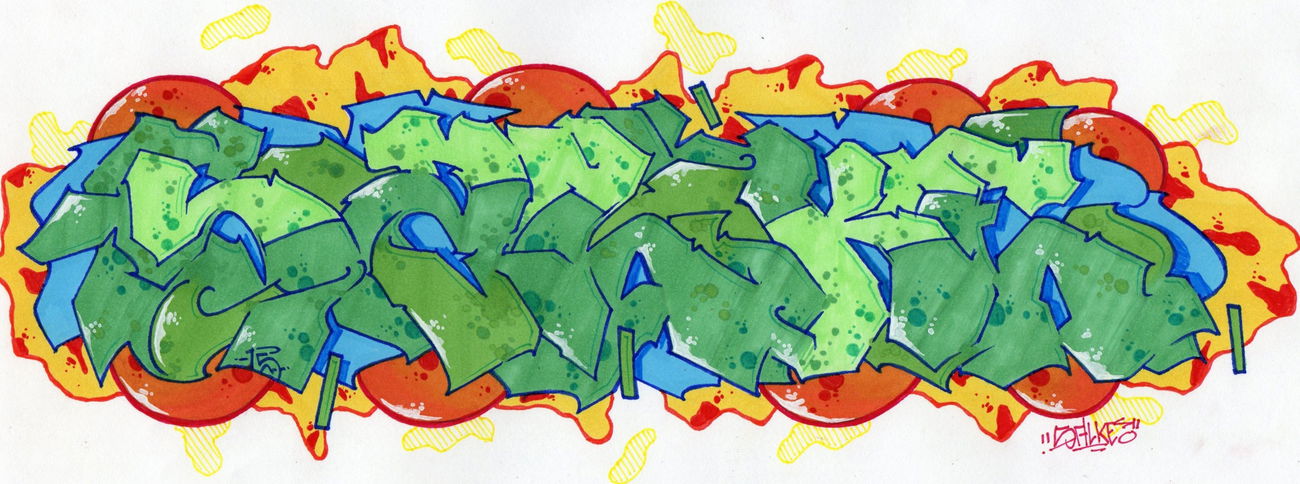 Graffiti Sketch - Photo by salker (2015)