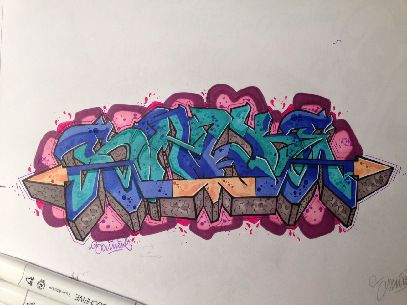 Graffiti Sketch - Photo by salker (2015)