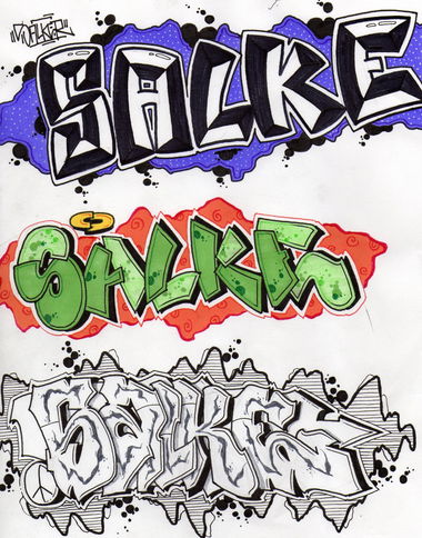 Graffiti Sketch - Photo by salker (2015)