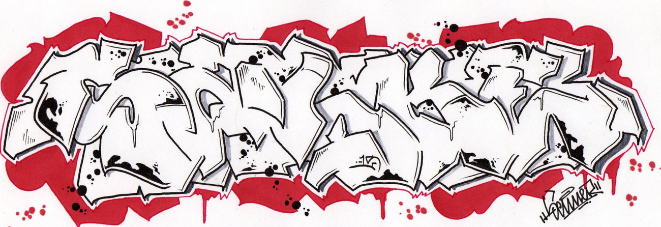 Graffiti Sketch - Photo by salker (2015)