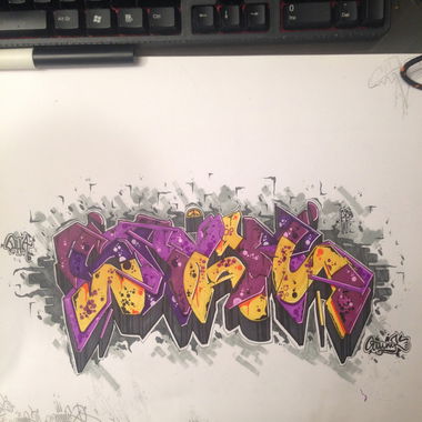 Graffiti Sketch - Photo by salker (2015)