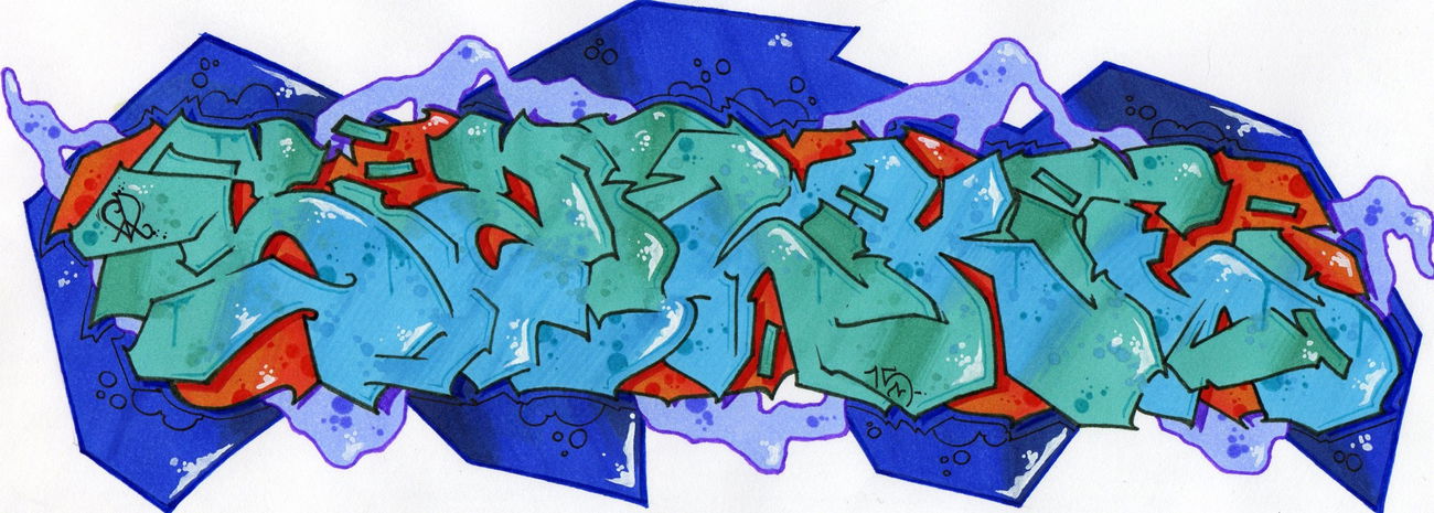 Graffiti Sketch - Photo by salker (2015)