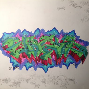 Graffiti Sketch - Photo by salker (2015)