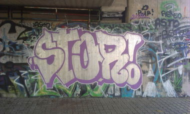 Graffiti Bombing - Photo by sandmann