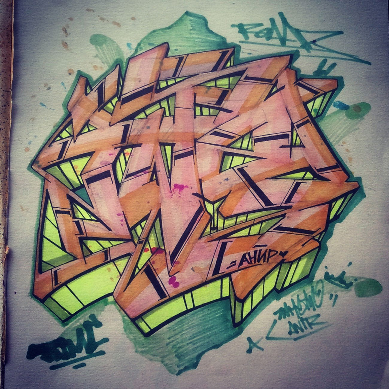 Graffiti Wall - Photo by sane2 - sane2, sanetwo, tnmc