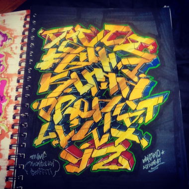 Graffiti Sketch - Photo by sane2 - SANETWO, SANE2, GRaffiti