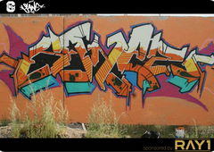 Graffiti Wall in Ulaanbaatar - Photo by sane2 - sane2, sanetwo, tnmc (2013)