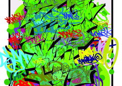 Graffiti Wall in Mongolia - Photo by sane2 - sane2, sanetwo, tnmc (2016)