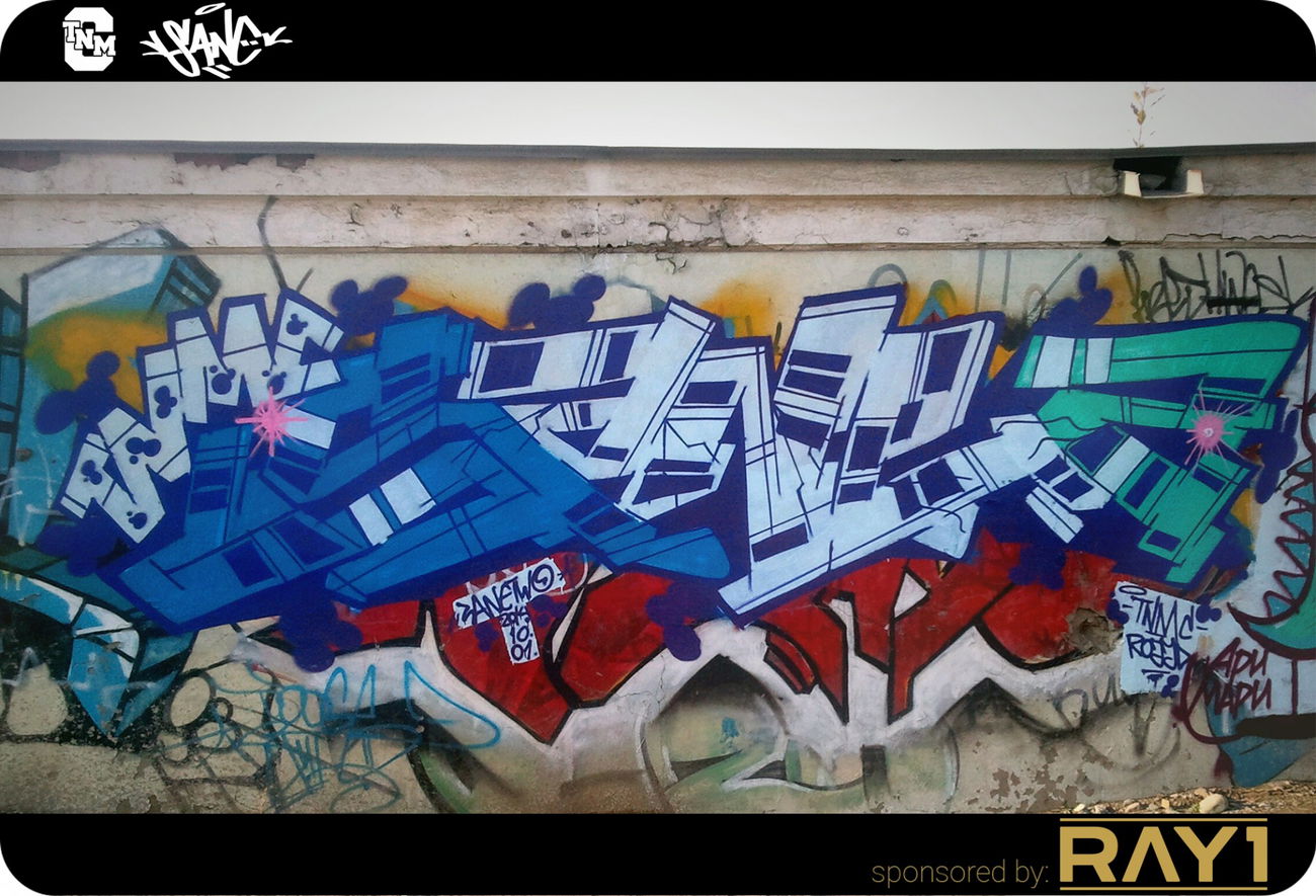 Graffiti Wall in Ulaanbaatar - Photo by sane2 - sanetwo, sane2, tnmc (2014)