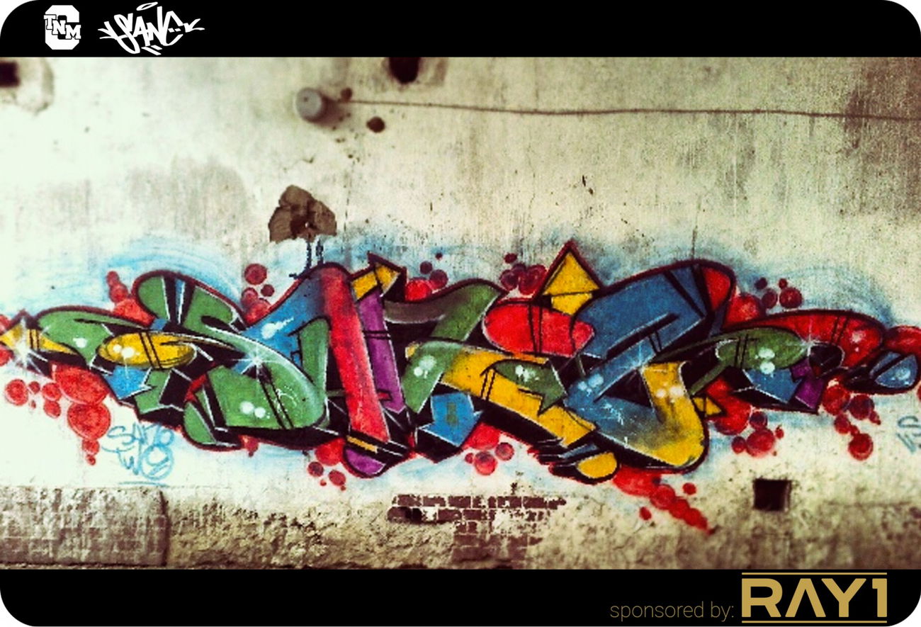 Graffiti Wall in Ulaanbaatar - Photo by sane2 - sane2, sanetwo, mongolia (2012)