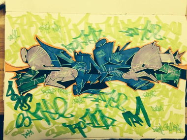 Graffiti Sketch - Photo by sane2 - sane2, sanetwo, tnmc