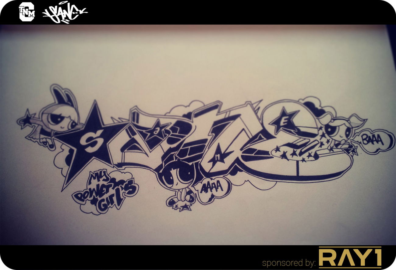 Graffiti Sketch in Mongolia - Photo by sane2 - sane2, sanetwo, tnmc (2015)