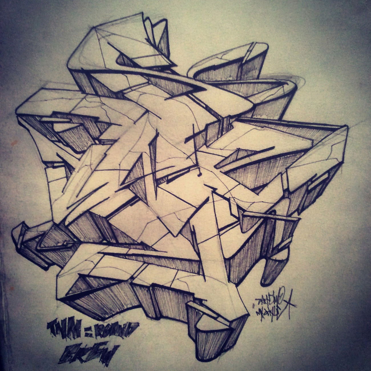 Graffiti Wall - Photo by sane2 - sane2, sanetwo, tnmc