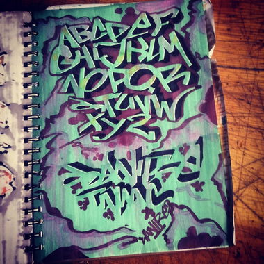 Graffiti Sketch in Mongolia - Photo by sane2 - sane2, sanetwo, tnmc (2014)