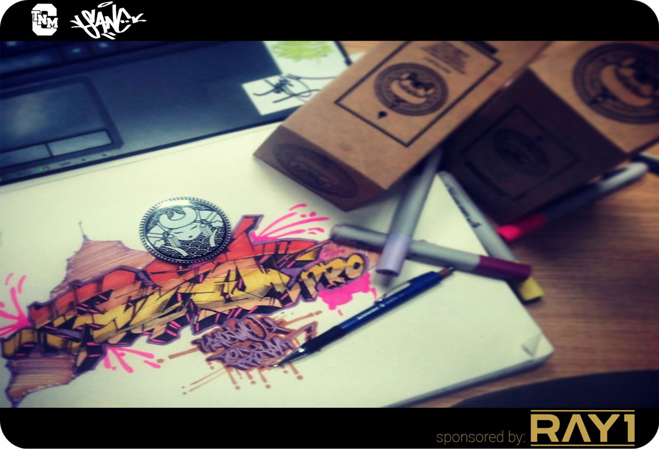 Graffiti Sketch in Mongolia - Photo by sane2 - sane2, sanetwo, tnmc (2015)