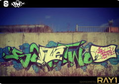 Graffiti Wall in Ulaanbaatar - Photo by sane2 - sane2, sanetwo, mongolia (2015)