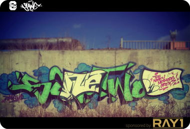 Graffiti Wall in Ulaanbaatar - Photo by sane2 - sane2, sanetwo, mongolia (2015)