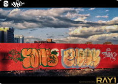 Graffiti Bombing in Ulaanbaatar - Photo by sane2 - sane2, sanetwo, tnmc (2016)