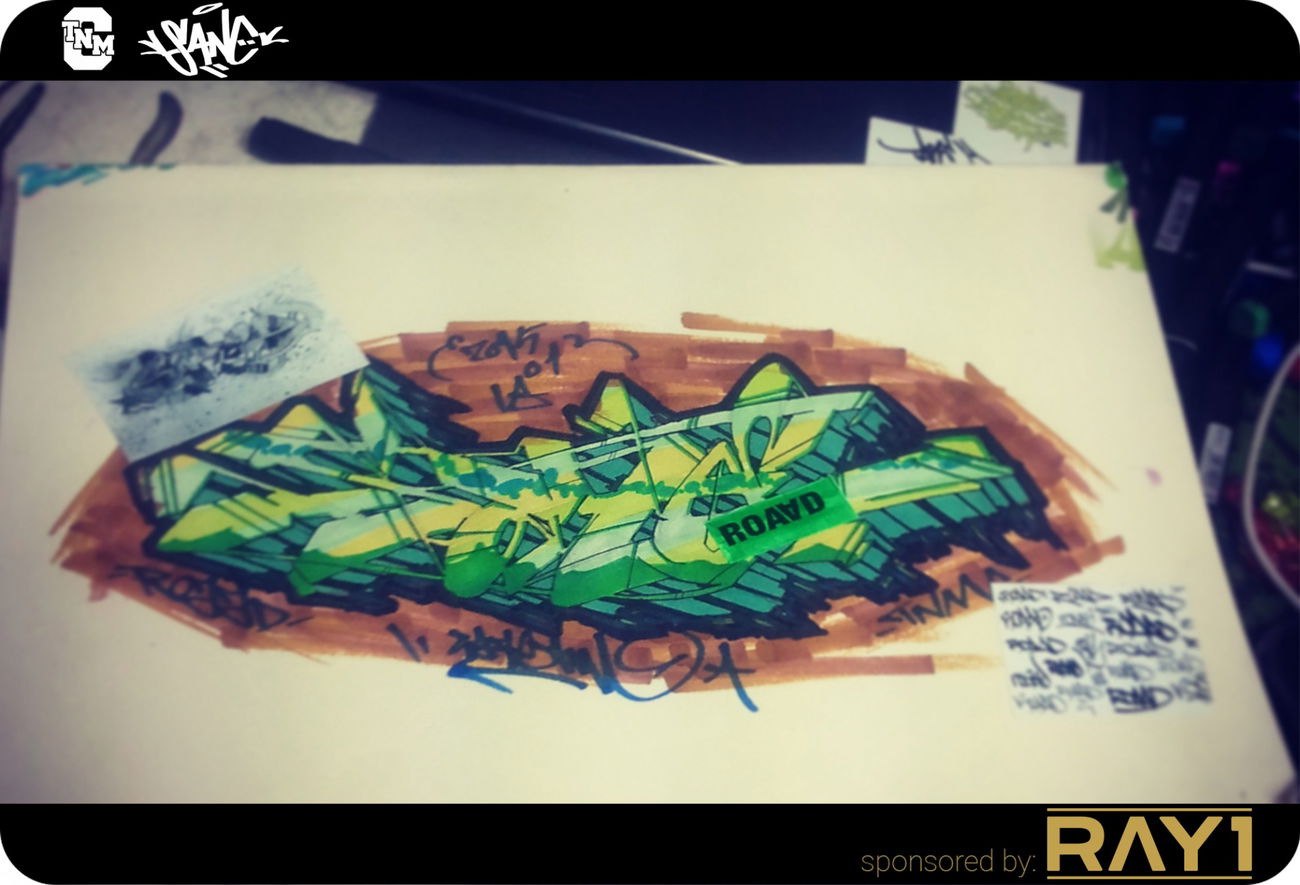 Graffiti Sketch in Mongolia - Photo by sane2 - sane2, sanetwo, tnmc (2015)