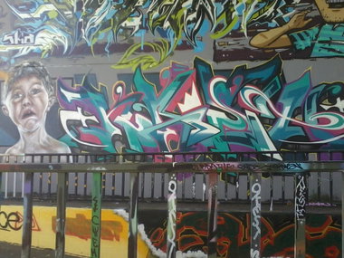 Graffiti Wall - Photo by sanjo - Meeting, of, Styles