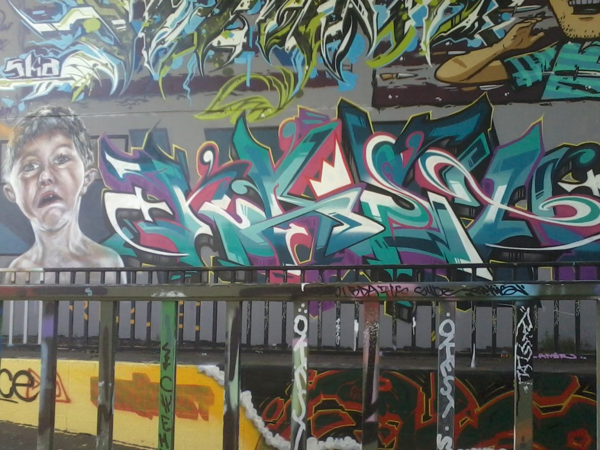Graffiti Wall - Photo by sanjo - Meeting, of, Styles