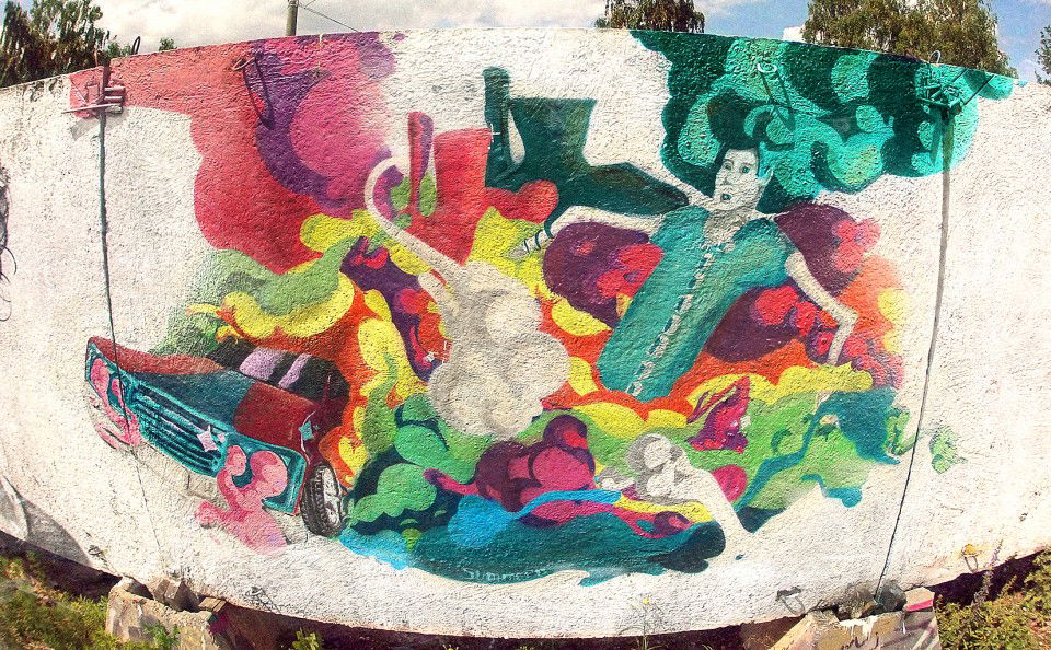 Graffiti Wall in Malakhovka - Photo by saprykinandrey (2013)