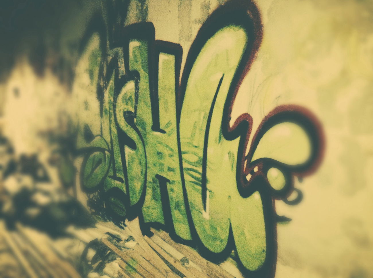 Graffiti Wall - Photo by sashaconma (2013)