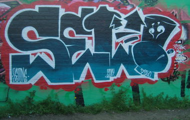 Graffiti Wall in Homberg - Photo by satan - Selo, Selone, Hall (2014)