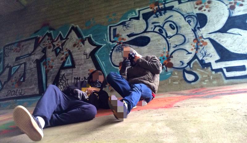 Graffiti Bombing - Photo by satan - Selo, Selone, Line (2014)