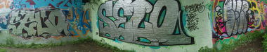 Graffiti Wall - Photo by satan - Hall, Selo, Selone (2014)