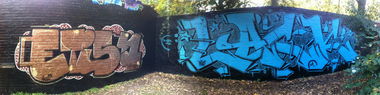Graffiti Wall - Photo by satan - Etis, Lack, Germany (2012)