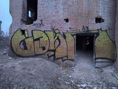 Graffiti in Ukraine - Photo by saype1 - bahmut