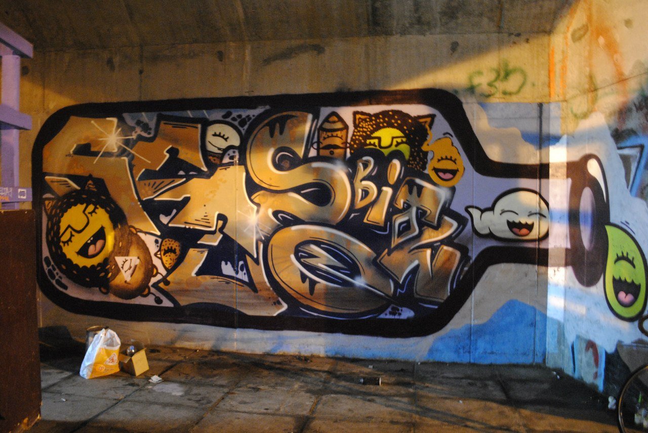 Graffiti Wall - Photo by sbitwo