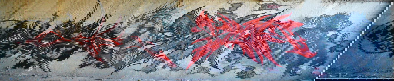 Graffiti Wall in Simferopol - Photo by scan - Cabs, &, Scan