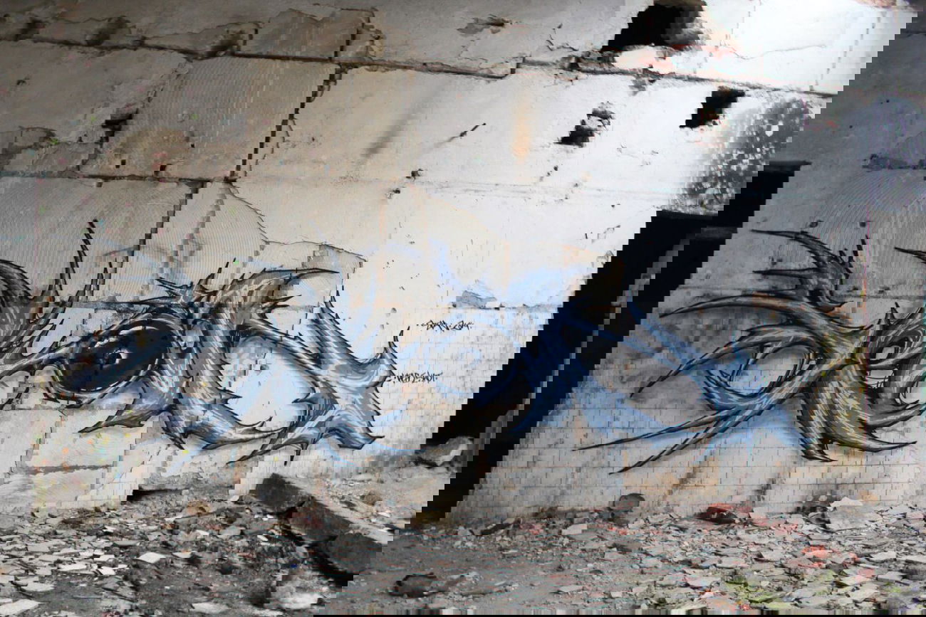 Graffiti Wall in Simferopol - Photo by scan - scan (2014)